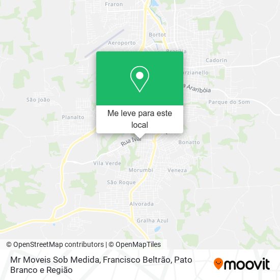 Mr Moveis Sob Medida mapa