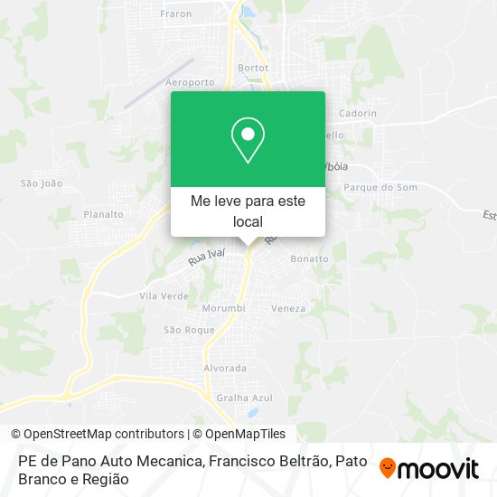 PE de Pano Auto Mecanica mapa