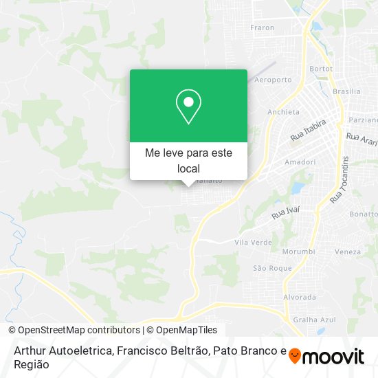 Arthur Autoeletrica mapa