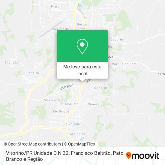 Vitorino/PR Unidade D N 32 mapa