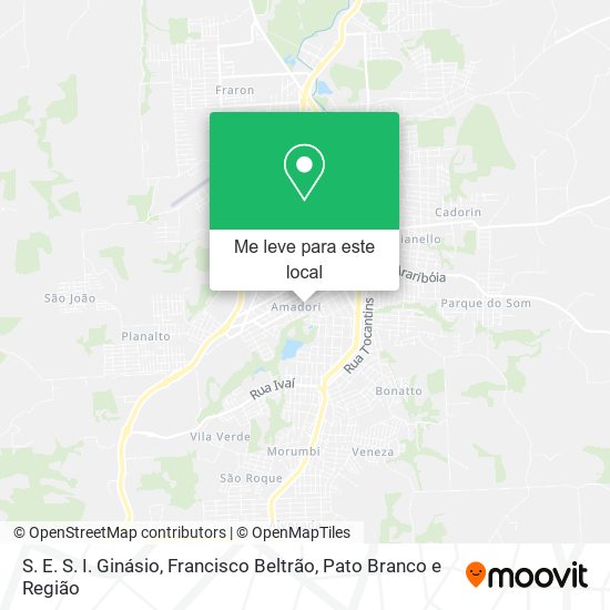 S. E. S. I. Ginásio mapa