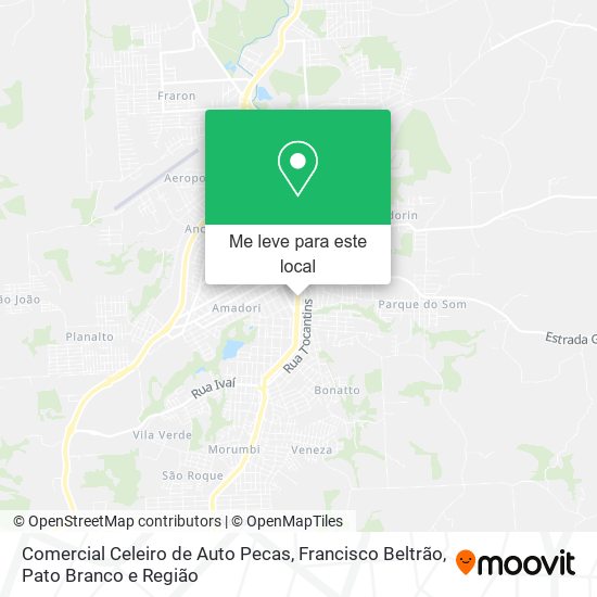 Comercial Celeiro de Auto Pecas mapa