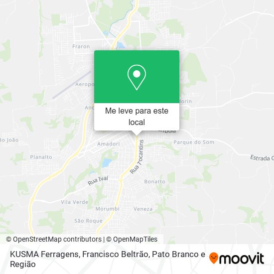 KUSMA Ferragens mapa