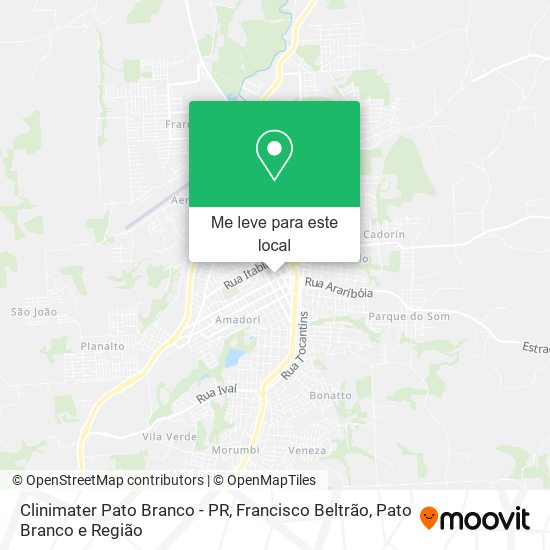 Clinimater Pato Branco - PR mapa