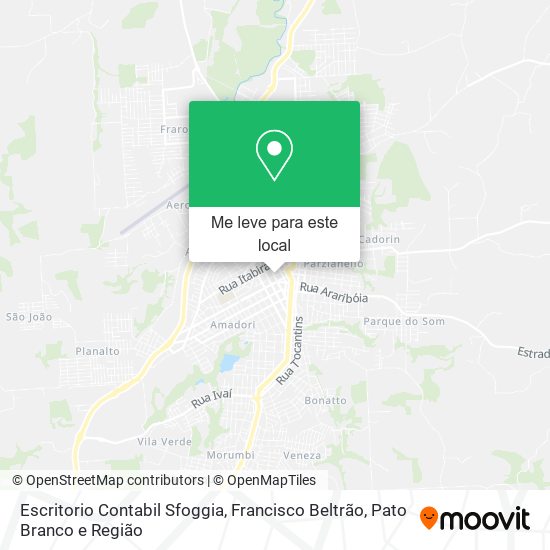 Escritorio Contabil Sfoggia mapa