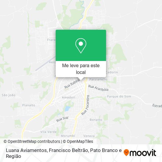 Luana Aviamentos mapa