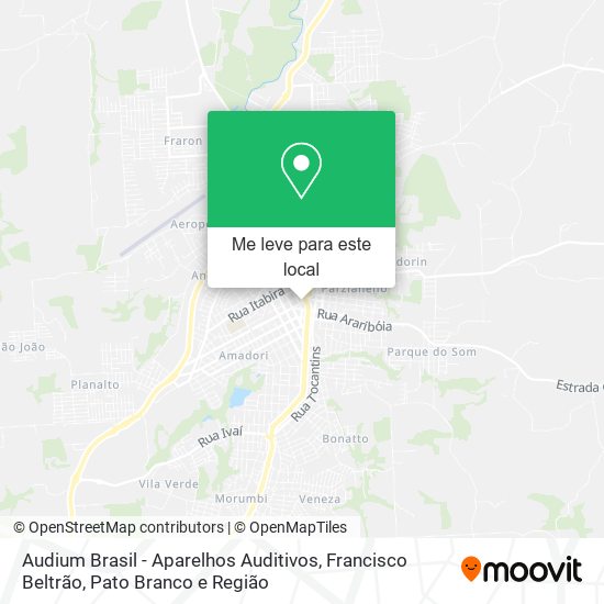 Audium Brasil - Aparelhos Auditivos mapa