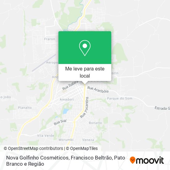 Nova Golfinho Cosméticos mapa