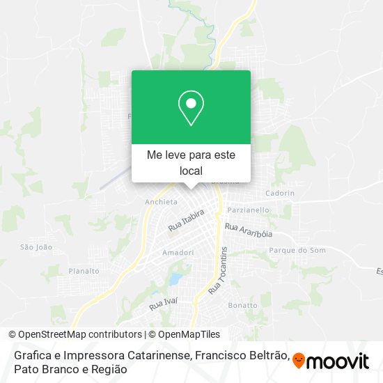 Grafica e Impressora Catarinense mapa