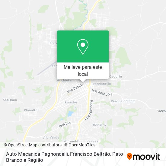 Auto Mecanica Pagnoncelli mapa