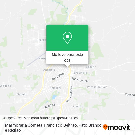 Marmoraria Cometa mapa