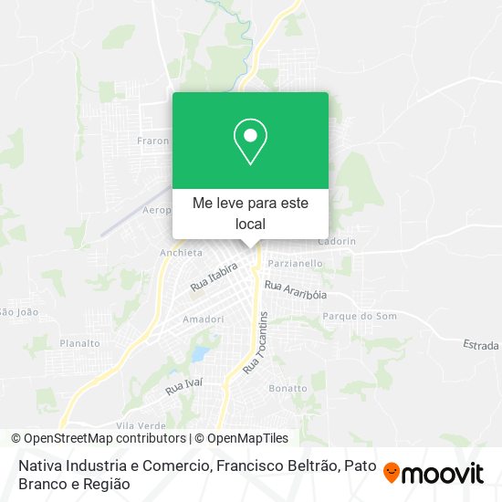 Nativa Industria e Comercio mapa