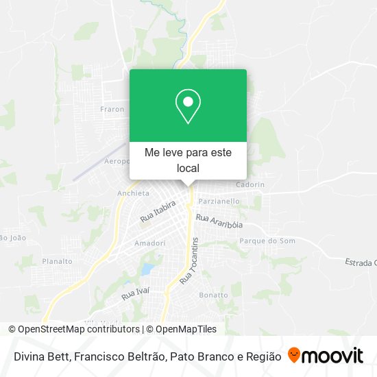 Divina Bett mapa