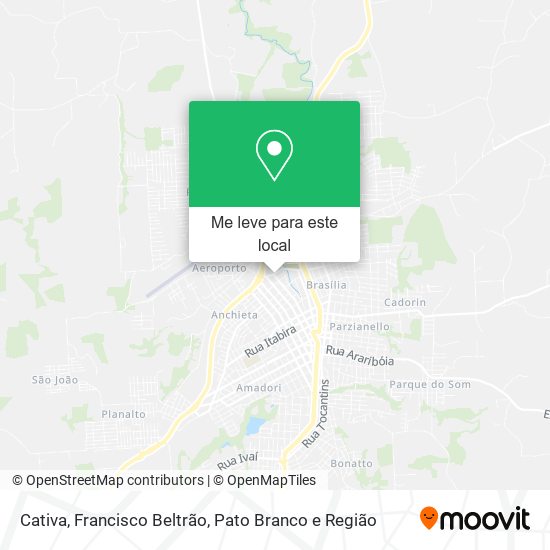 Cativa mapa