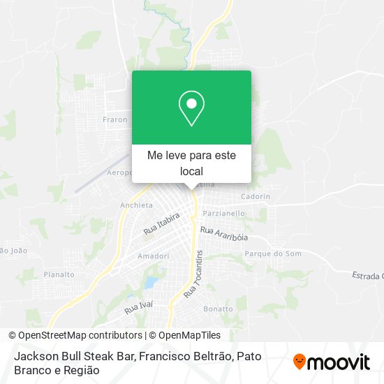 Jackson Bull Steak Bar mapa