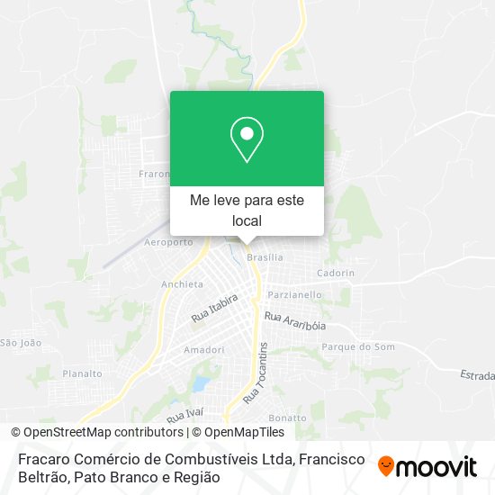 Fracaro Comércio de Combustíveis Ltda mapa