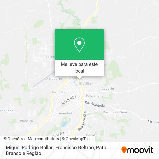 Miguel Rodrigo Ballan mapa