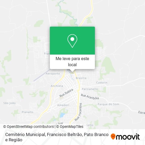 Cemitério Municipal mapa