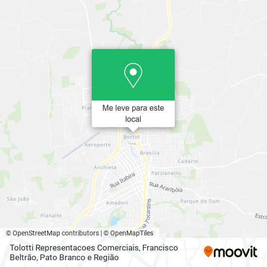 Tolotti Representacoes Comerciais mapa