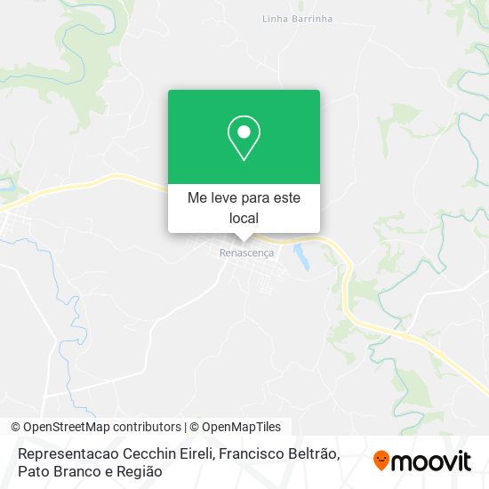 Representacao Cecchin Eireli mapa