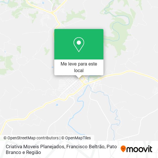 Criativa Moveis Planejados mapa