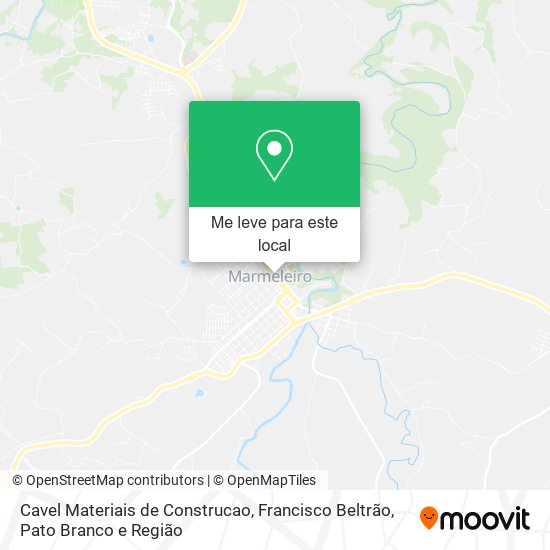Cavel Materiais de Construcao mapa