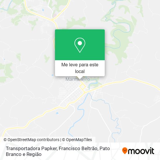 Transportadora Papker mapa