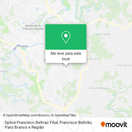 Splice Francisco Beltrao Filial mapa