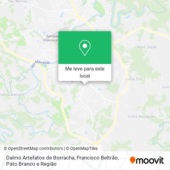Dalmo Artefatos de Borracha mapa