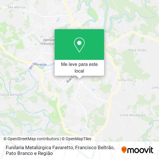 Funilaria Metalúrgica Favaretto mapa