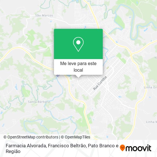 Farmacia Alvorada mapa