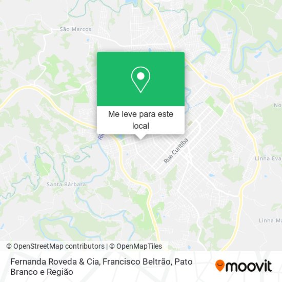 Fernanda Roveda & Cia mapa