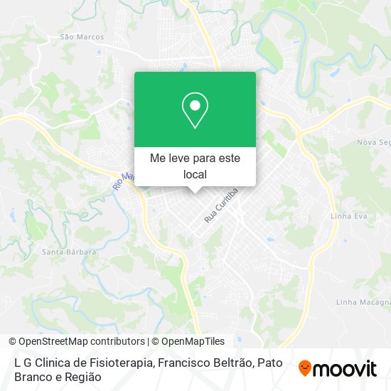 L G Clinica de Fisioterapia mapa