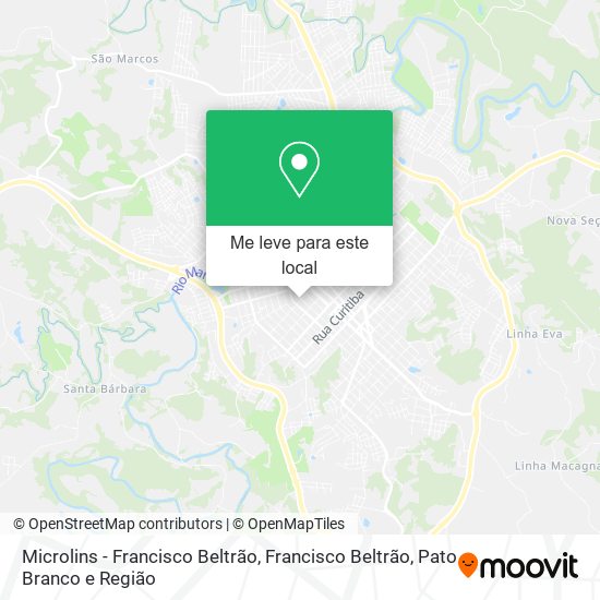 Microlins - Francisco Beltrão mapa