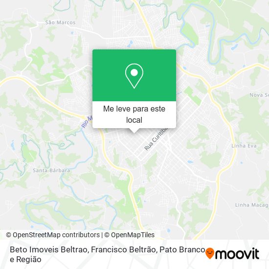 Beto Imoveis Beltrao mapa