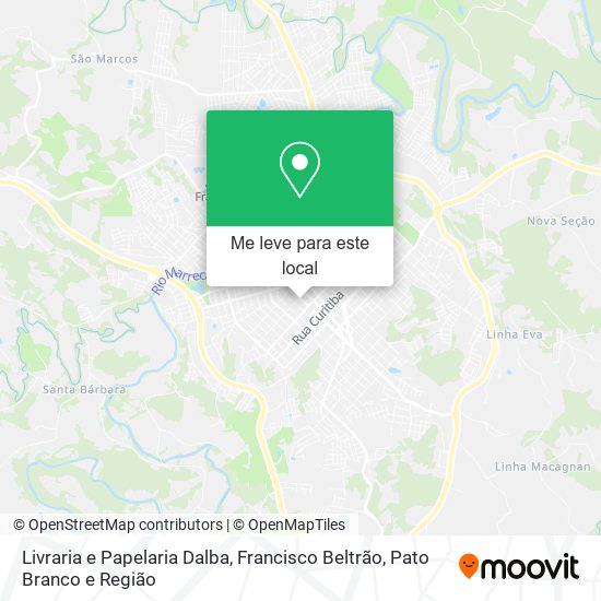 Livraria e Papelaria Dalba mapa
