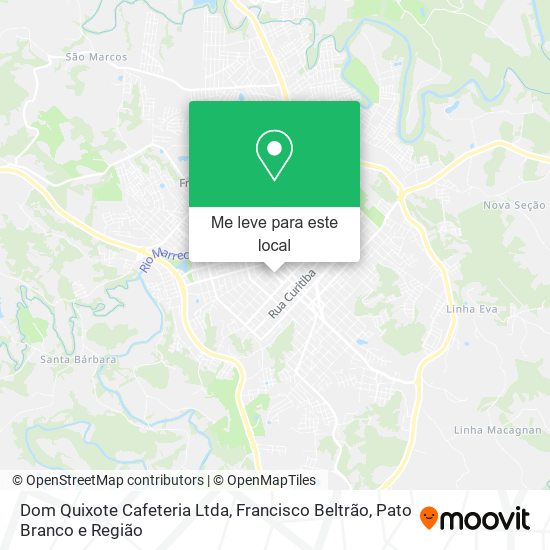 Dom Quixote Cafeteria Ltda mapa