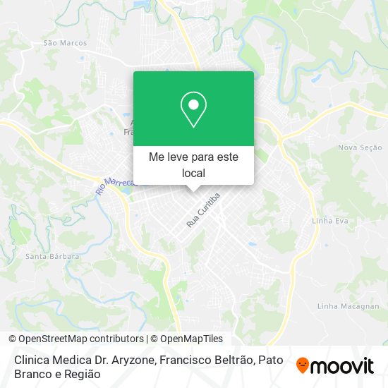 Clinica Medica Dr. Aryzone mapa
