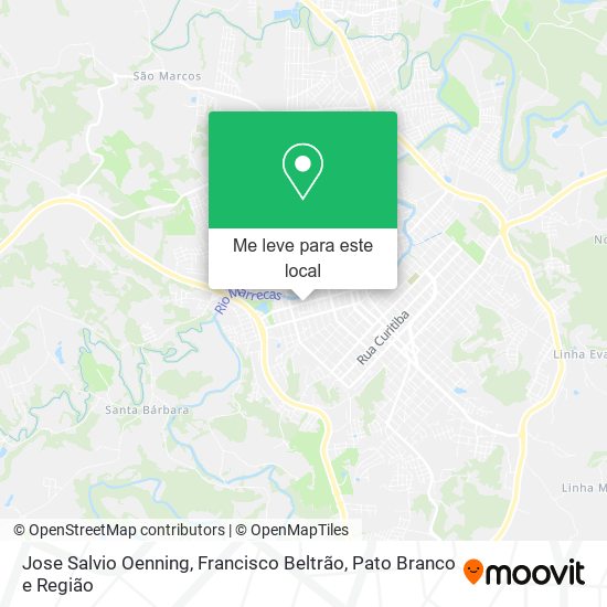 Jose Salvio Oenning mapa