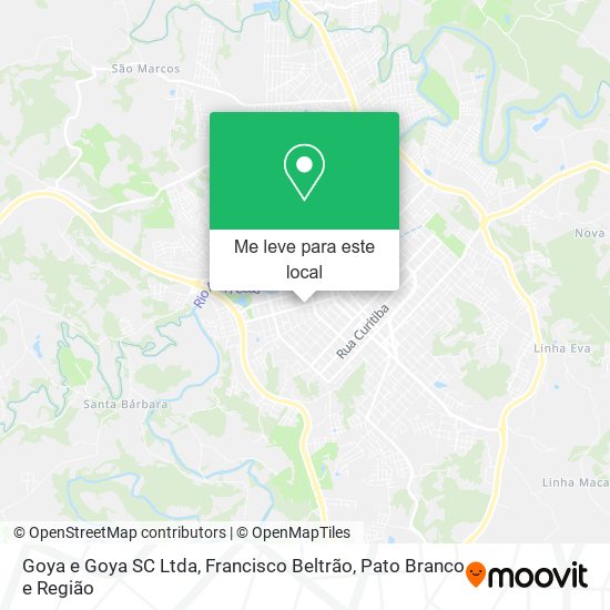 Goya e Goya SC Ltda mapa