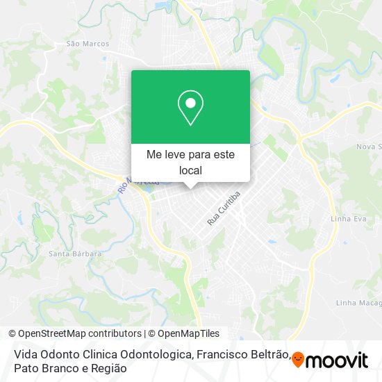 Vida Odonto Clinica Odontologica mapa