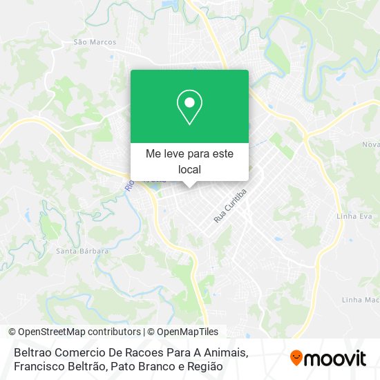 Beltrao Comercio De Racoes Para A Animais mapa