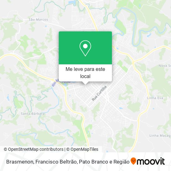 Brasmenon mapa