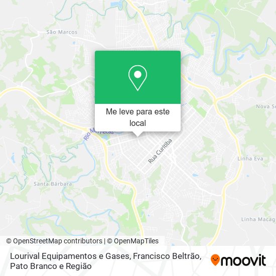 Lourival Equipamentos e Gases mapa