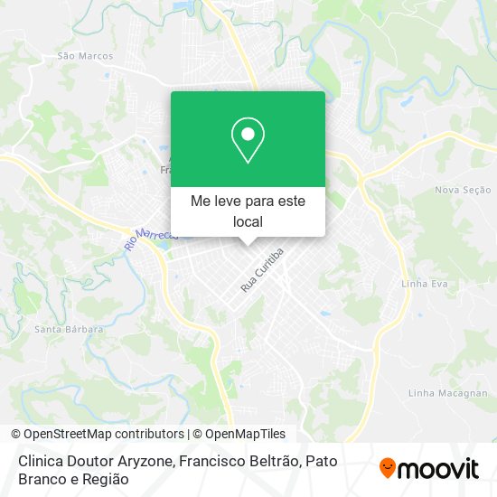Clinica Doutor Aryzone mapa