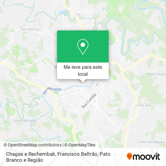 Chagas e Rechembak mapa