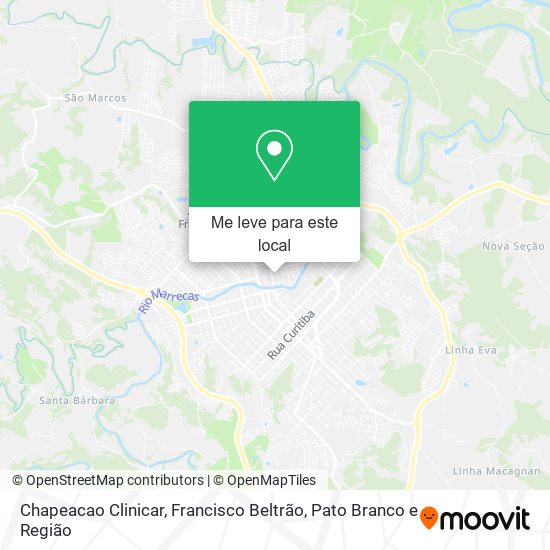 Chapeacao Clinicar mapa
