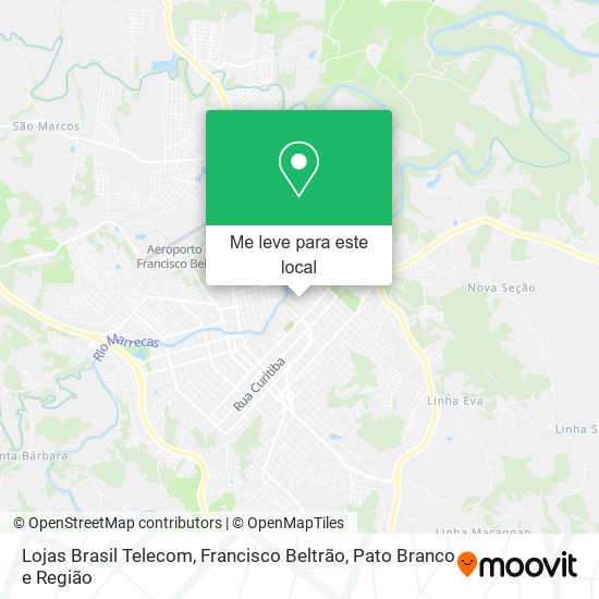 Lojas Brasil Telecom mapa