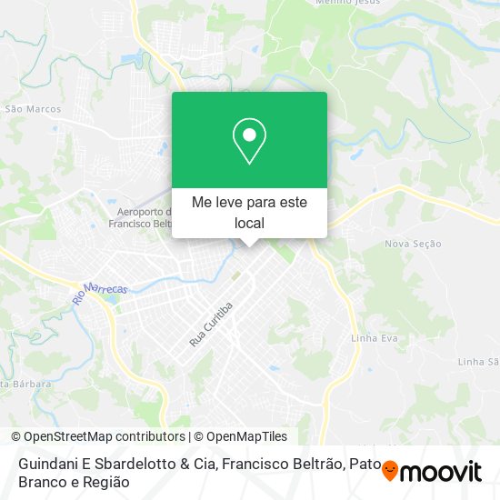 Guindani E Sbardelotto & Cia mapa