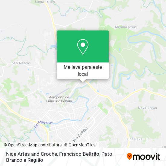 Nice Artes and Croche mapa
